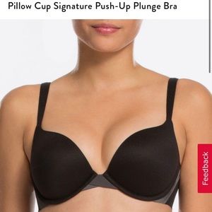 Spanx Pillow Cup Signature Plunge Push Up Bra, 34D